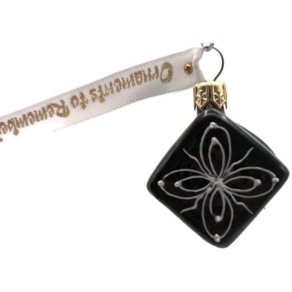 Truffle Candy Ornaments To Remember Black Glass Sweet Treat Christmas Ornament