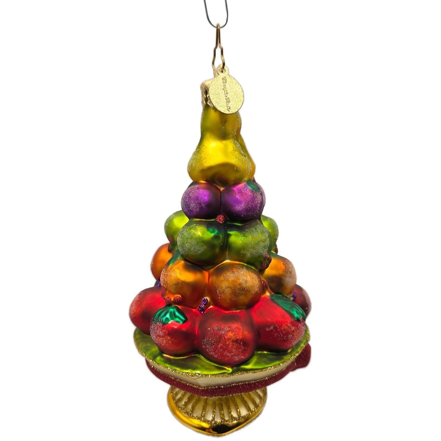 Christopher Radko Ornament Healthy Holiday Fruit Topiary Diabetes Charity