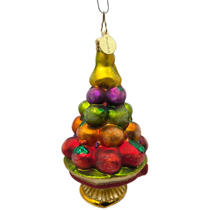 Christopher Radko Ornament Healthy Holiday Fruit Topiary Diabetes Charity