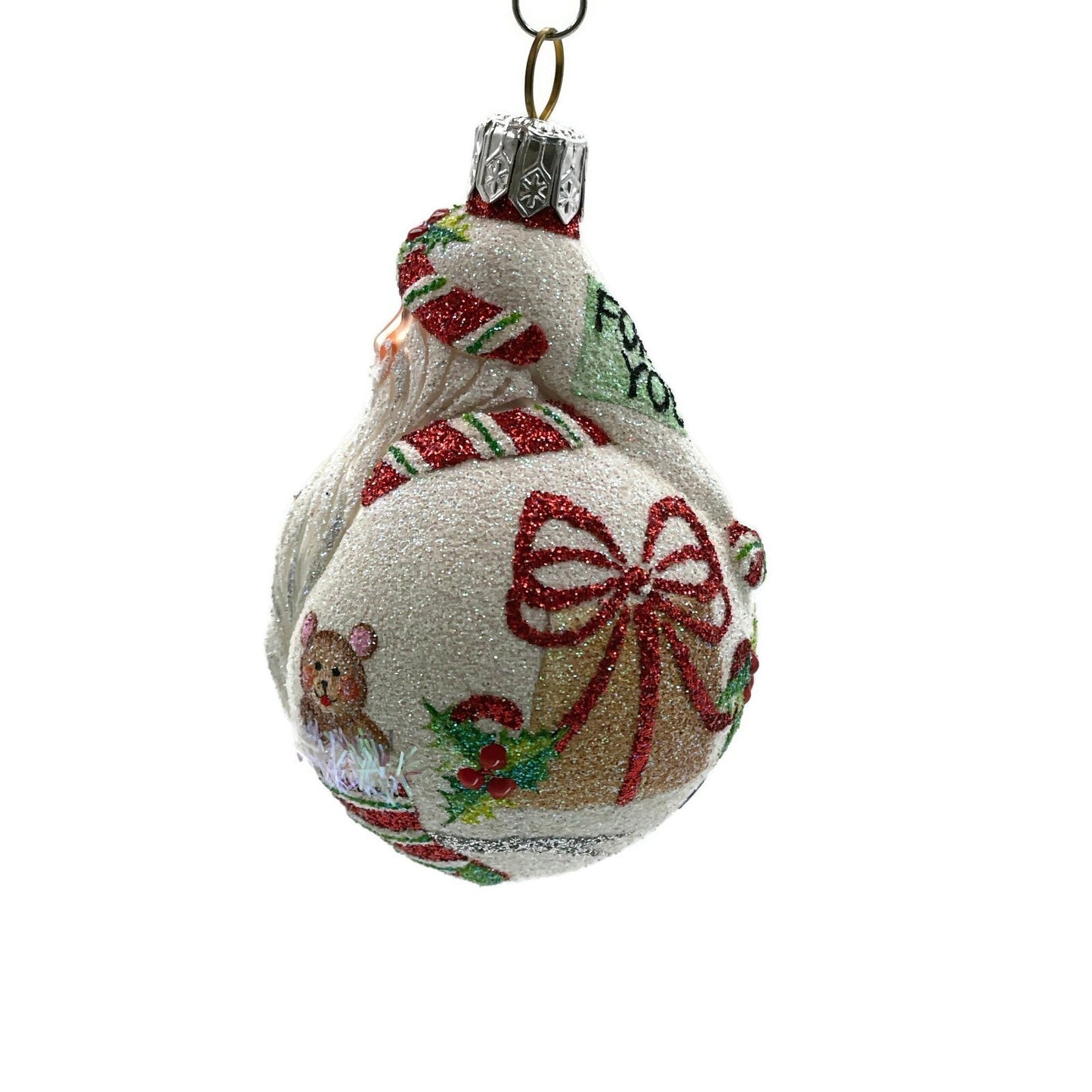 Patricia Breen Miniature Santa du Monde Presents Christmas Tree Ornament