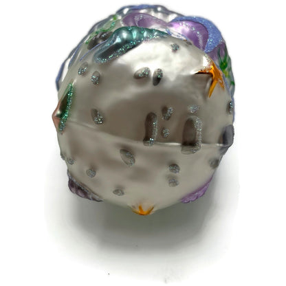 Patricia Breen Seashell Acorn House Blue Lavender Summer Christmas Tree Ornament