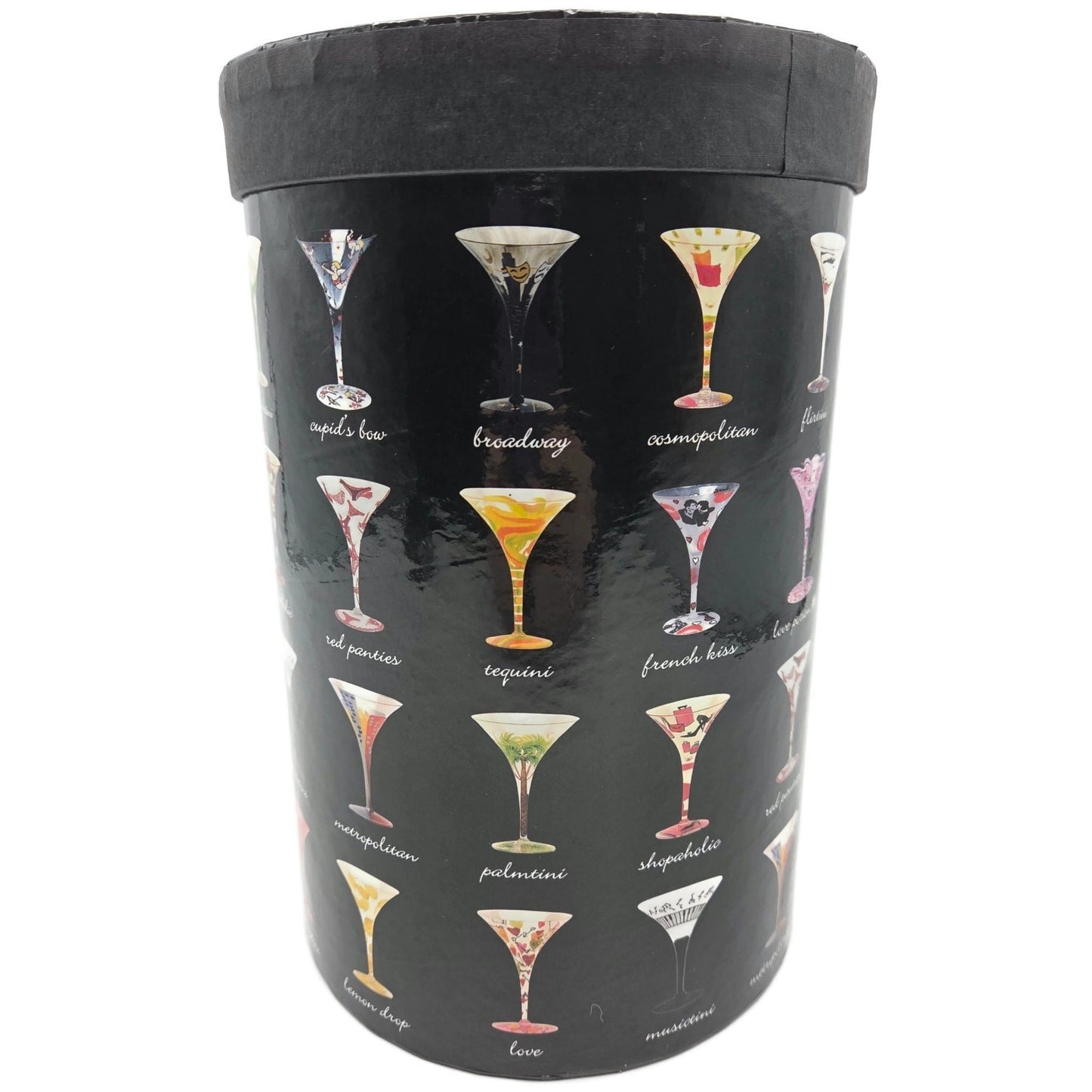 Lolita Leopardtini Love My Martini Cocktail Glass Hand Painted Animal Print