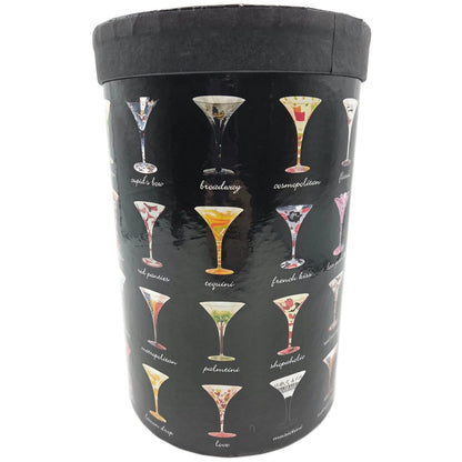 Lolita Leopardtini Love My Martini Cocktail Glass Hand Painted Animal Print