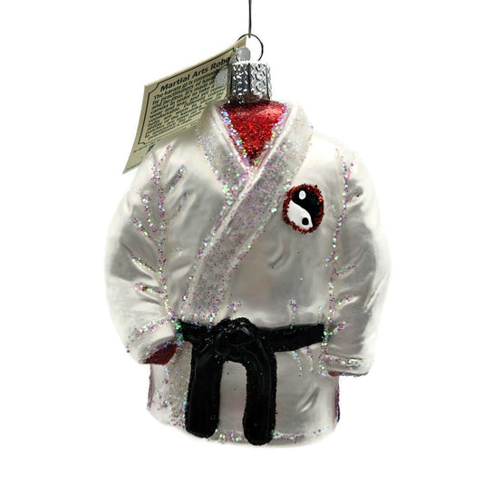 Old World Christmas Martial Arts Robe Karate Christmas Tree Ornament OWC 44121