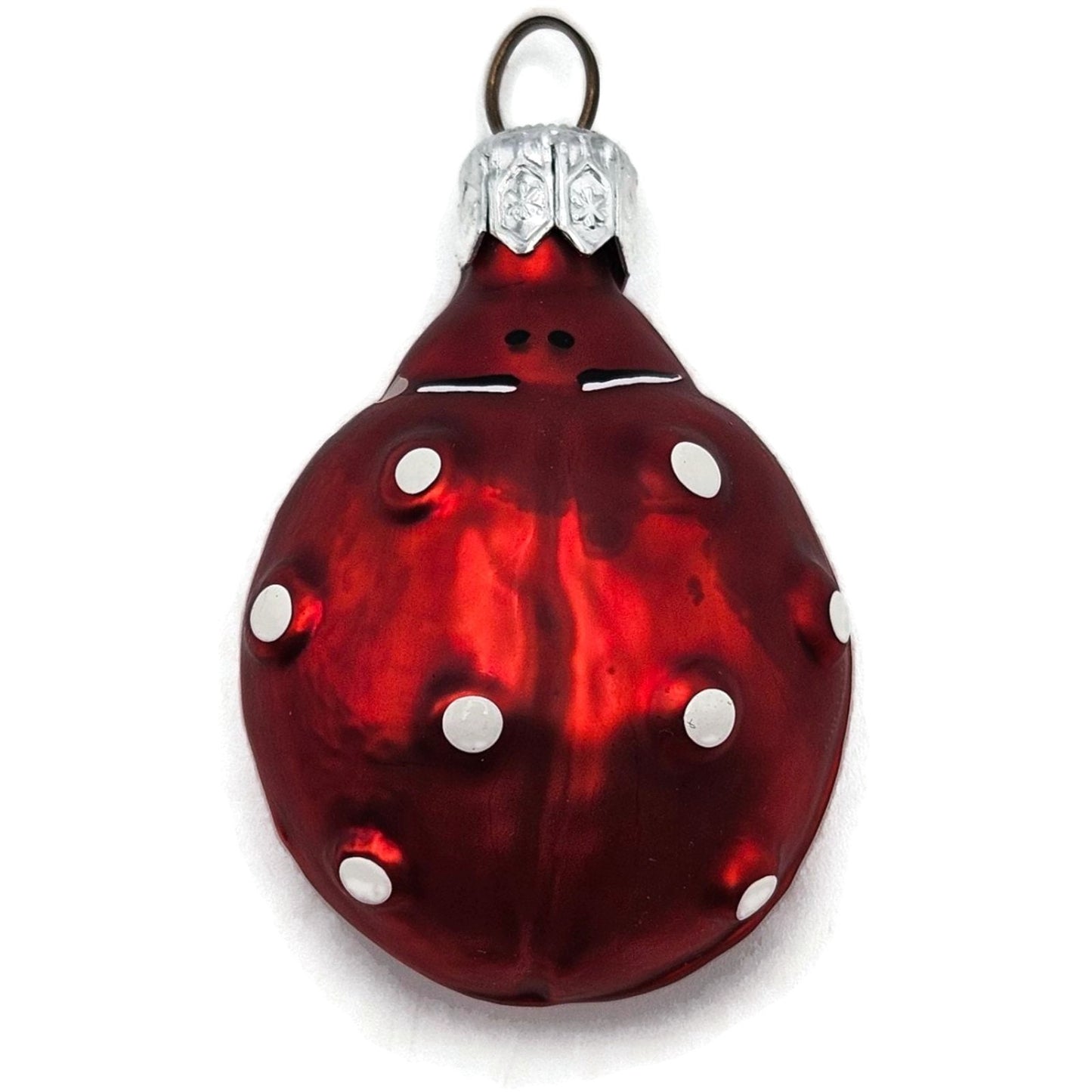 Patricia Breen Ladybug Red Polka Dot Closed Wing Spring Christmas Tree Ornament