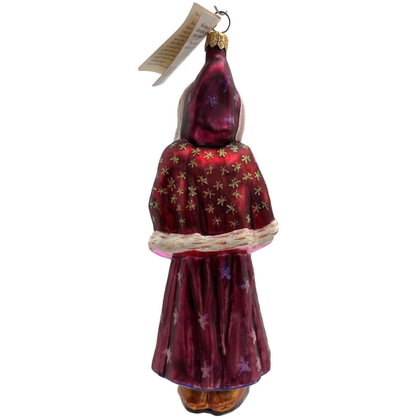 Christopher Radko Velvet Plum Nicholas Santa Claus Christmas Ornament 98-104-0