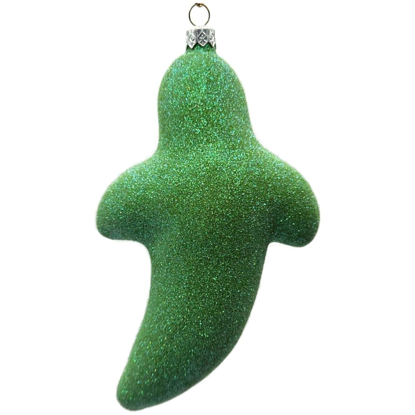 Patricia Breen Very Grand Ghost Frankenstein Green Glass Halloween Ornament 2554