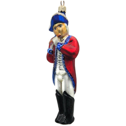 Christopher Radko Fife Player Colonial Patriotic Christmas Ornament 98-197-0