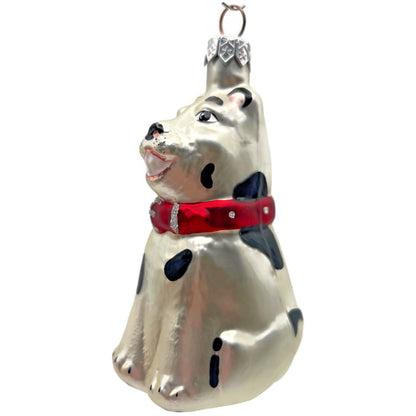 Patricia Breen Laughing Dog Pearl Hey Diddle Diddle Christmas Tree Ornament
