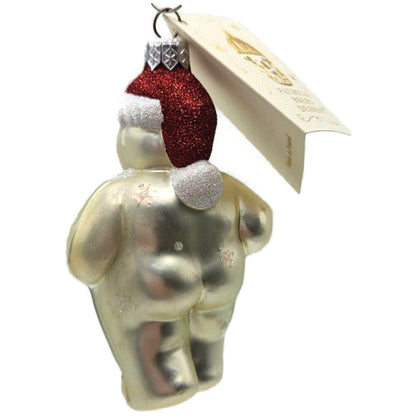 Patricia Breen Henry The Little Snowman Snowflakes Green Christmas Ornament 9816
