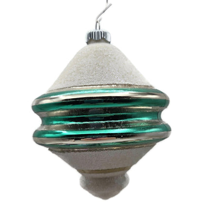 Christopher Radko Shiny Brite Snow Tops Christmas Tree Ornament Set 4001370