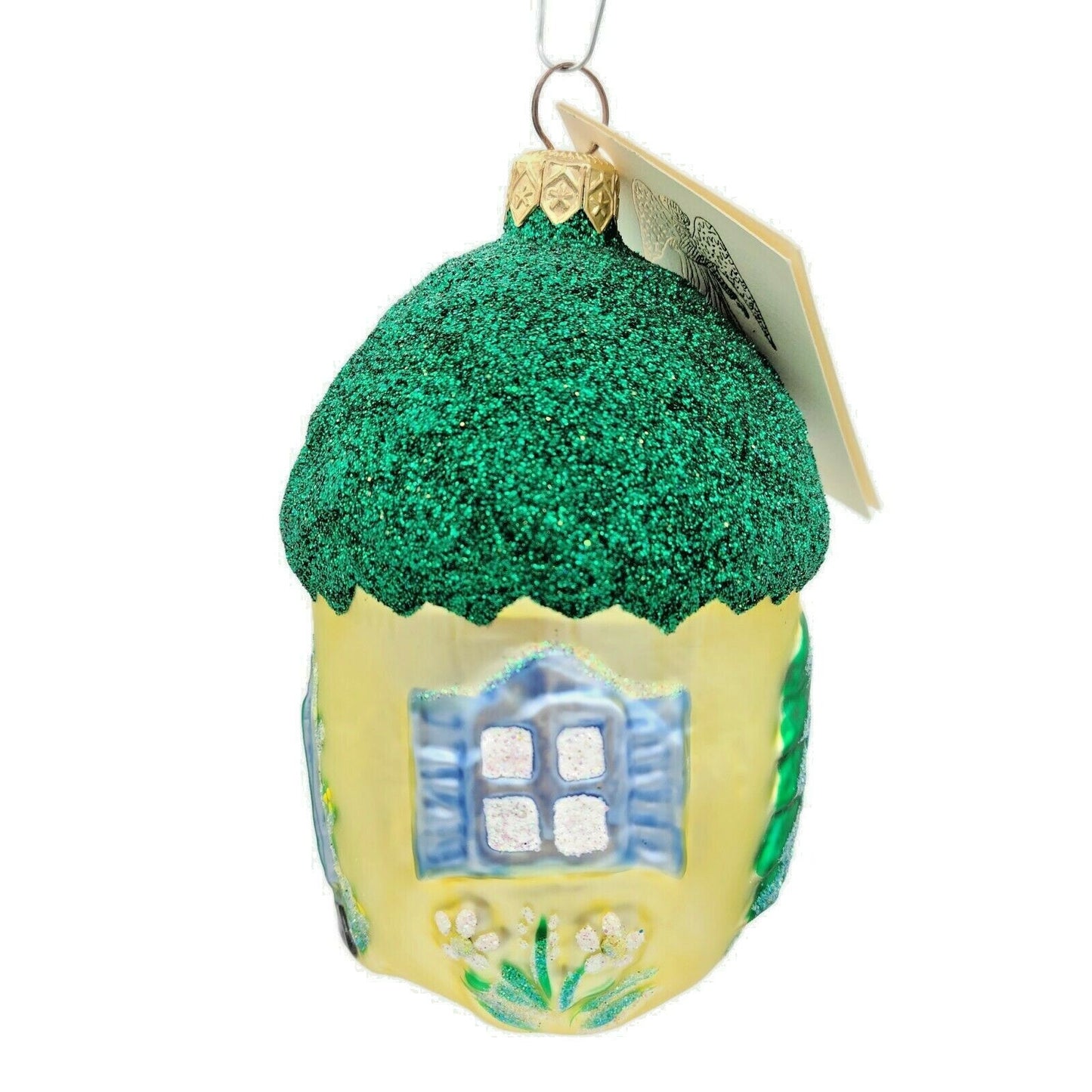 Patricia Breen Summer Acorn House Garland Glittered Spring Christmas Ornament