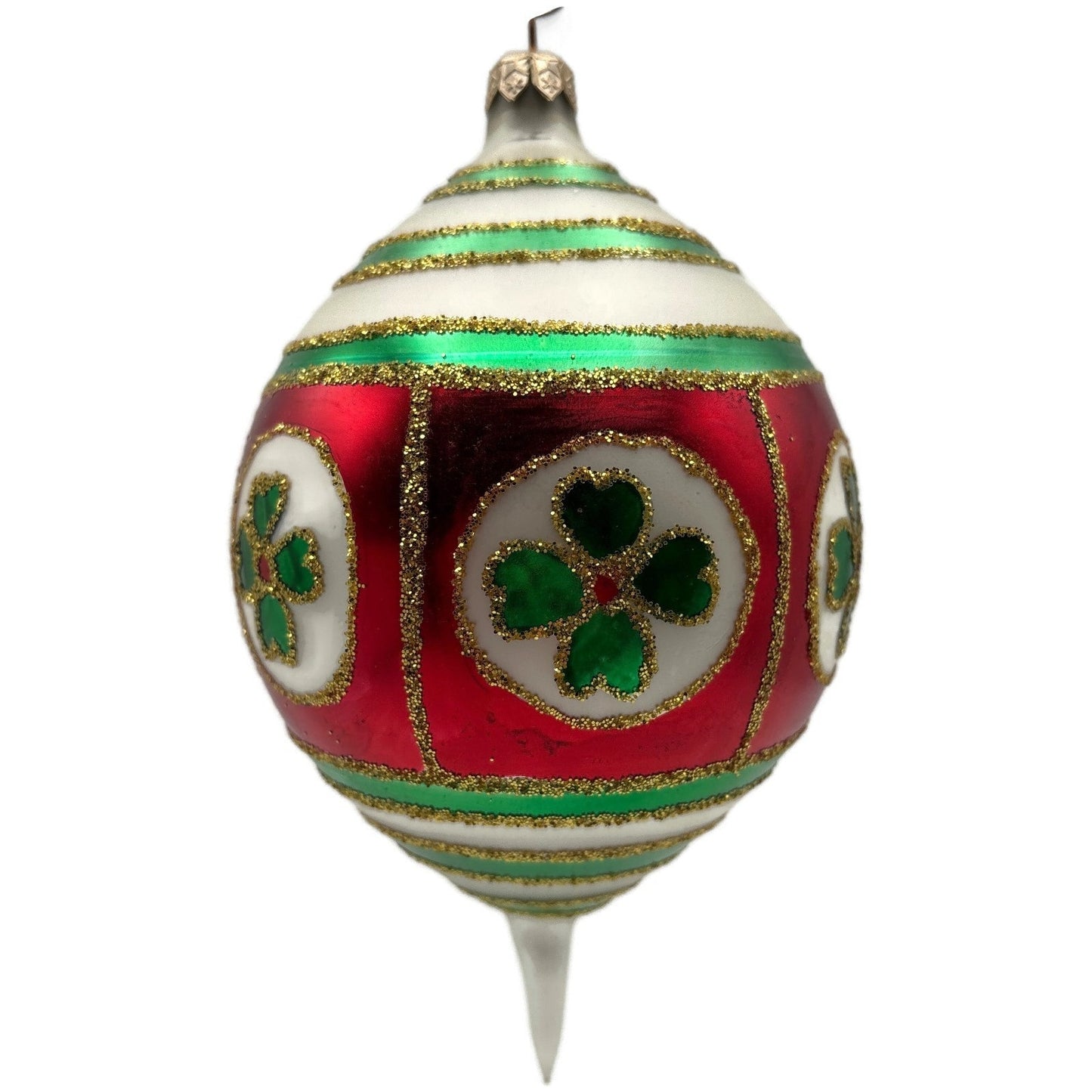 Christopher Radko Emerald Isle St. Patrick Drop Christmas Tree Ornament 97-204-0