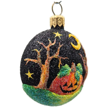 Patricia Breen Halloween Jack-o-Lantern Medallion Pumpkin Christmas Ornament