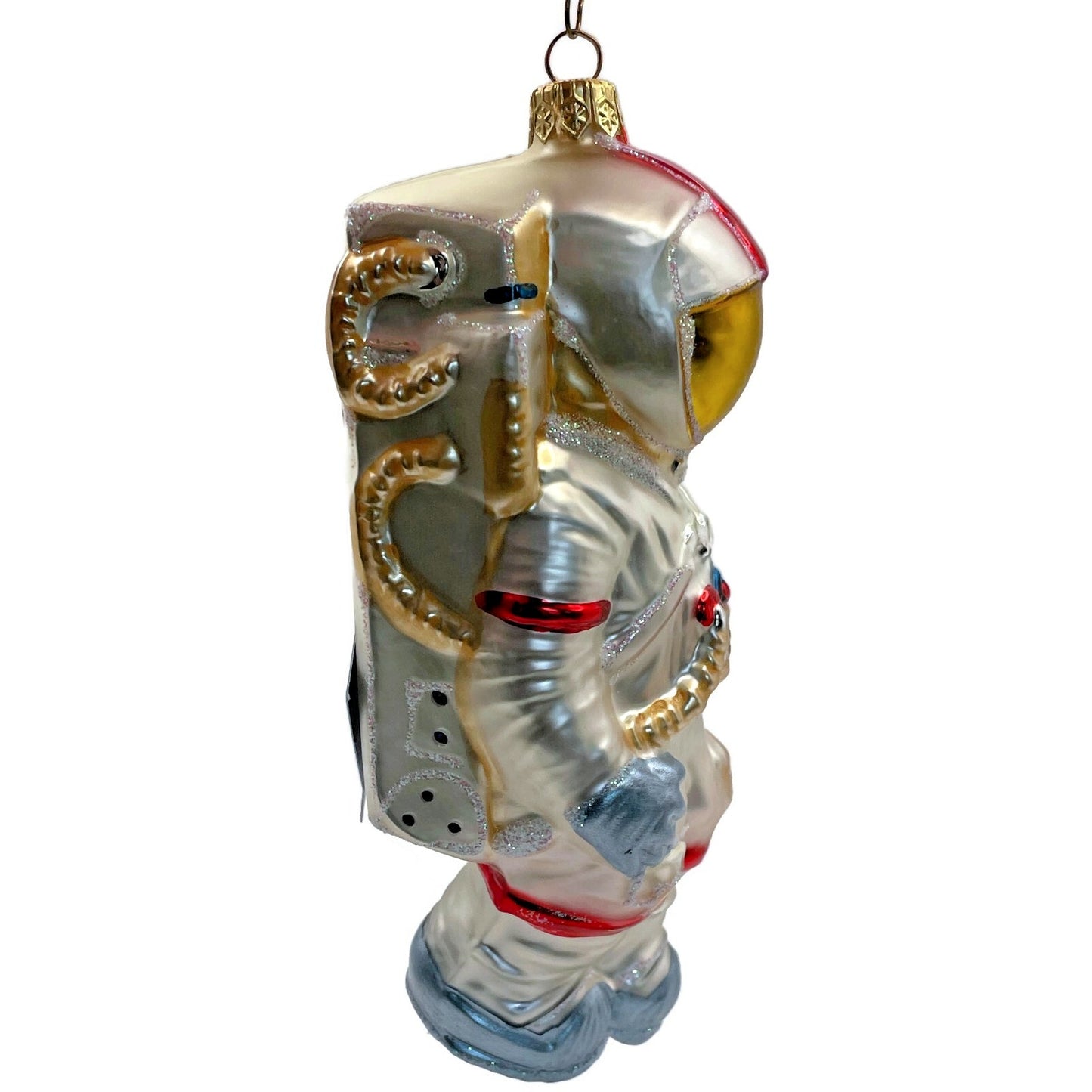 Astronaut Space Man Christmas Ornament Glass Polonaise Smithsonian Institute