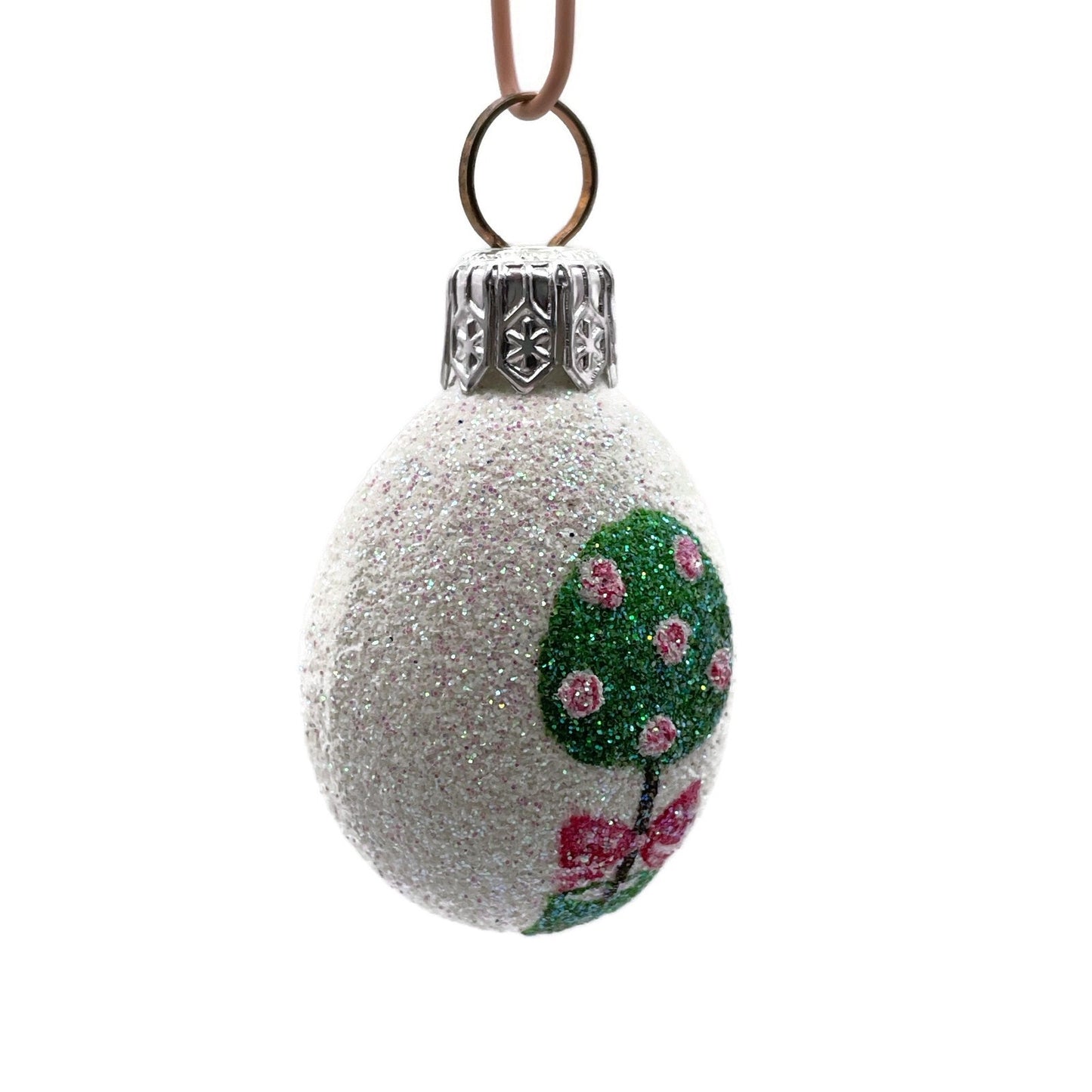 Patricia Breen Miniature Egg Rose Topiary Flower Easter Christmas Tree Ornament