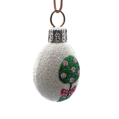 Patricia Breen Miniature Egg Rose Topiary Flower Easter Christmas Tree Ornament