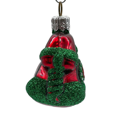 Patricia Breen Miniature Fine Phone Red Green Christmas Holiday Tree Ornament