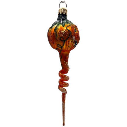 Slavic Treasures Twisted Pumpkin Jack-o-Lantern Halloween Ornament 01-522-A-FB