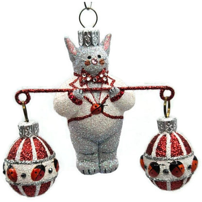 Patricia Breen Bunny Balance Ladybugs Mini Eggs Easter Christmas Tree Ornament