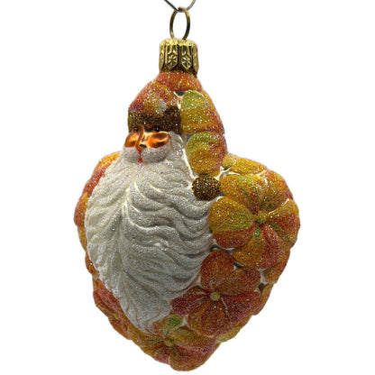 Patricia Breen Heart For Henry Nasturtium Orange Flower Santa Spring Ornament