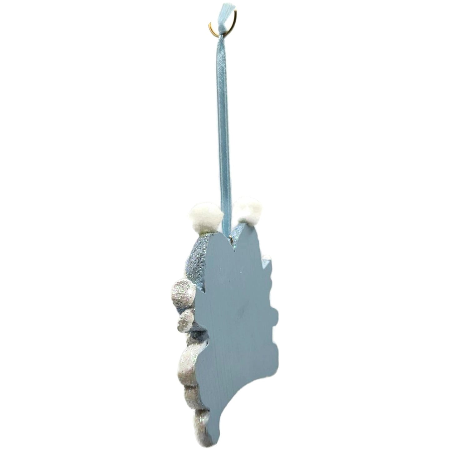 Midwest CBK Baby's First Christmas Twin Boys Blue Resin Holiday Tree Ornament