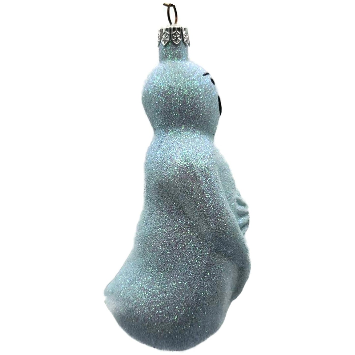 Patricia Breen Oscar Blue Ghost Glittered Halloween Christmas Tree Ornament