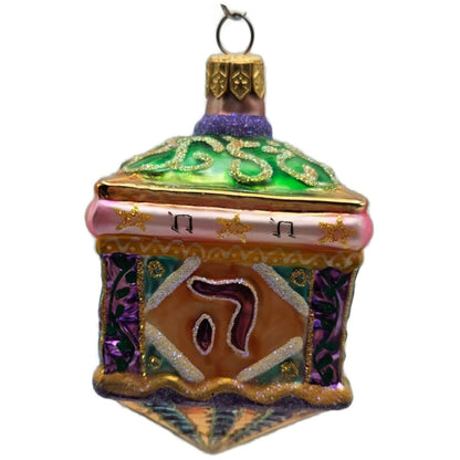 Christopher Radko Dreidel Festival Hanukkah Christmas Tree Ornament 99-091-0