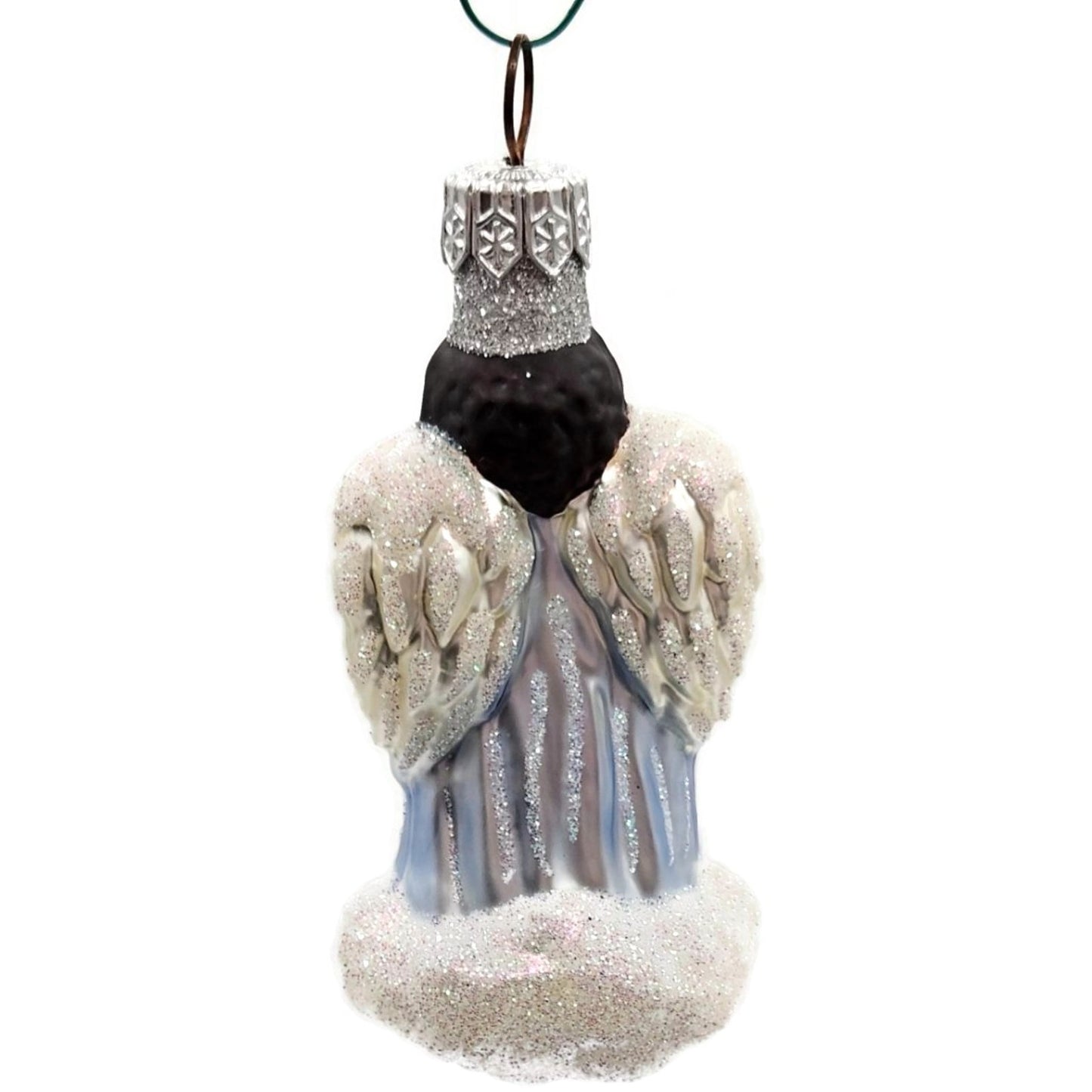 Patricia Breen Quartet of Angels Pastel Heart Blue Christmas Tree Ornament