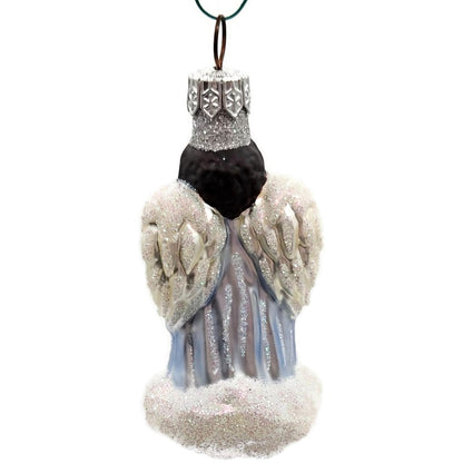 Patricia Breen Quartet of Angels Pastel Heart Blue Christmas Tree Ornament