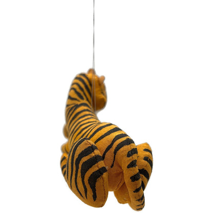Gladys Boalt Tiger Striped Fabric Handmade Cat Christmas Tree Ornament Signed