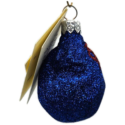 Patricia Breen Peppermint Sack Blue Candy Canes Christmas Tree Ornament HCB