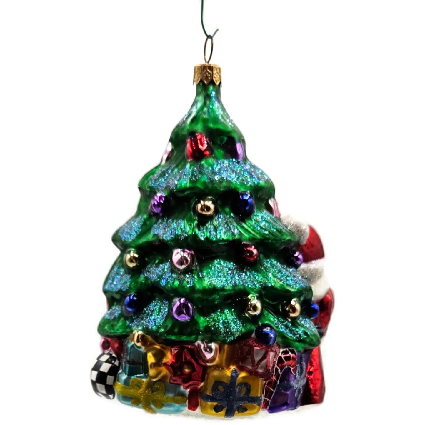 Christopher Radko Last Stop Santa Claus Toy Train Christmas Tree Ornament