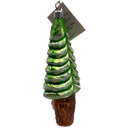 Christopher Radko Pine Tree Santa Claus Christmas Ornament 95-912-0 1995