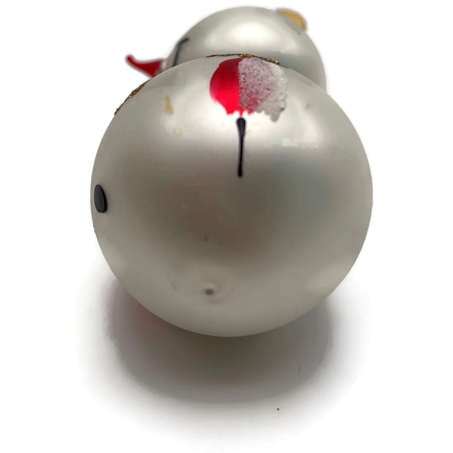 Miniature Snowman White Poland Christmas Tree Ornament Department 56