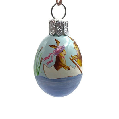 Patricia Breen Miniature Egg The Fens Bunnies Easter Christmas Tree Ornament