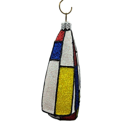 Patricia Breen Mondrian Tree Piet Abstract Art Dutch Artist Christmas Ornament