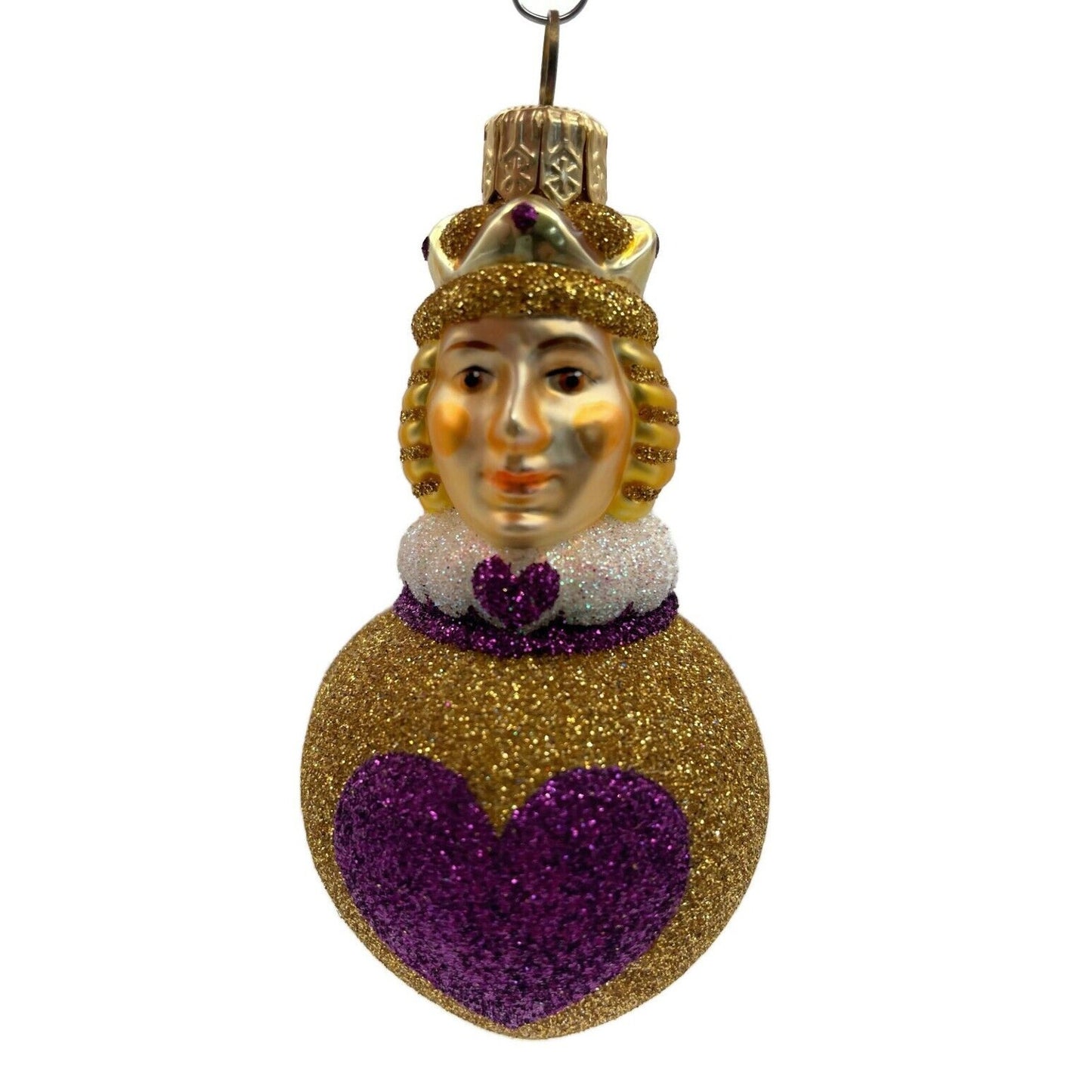 Patricia Breen Miniature Queen of Hearts Fuchsia Valentines Christmas Ornament