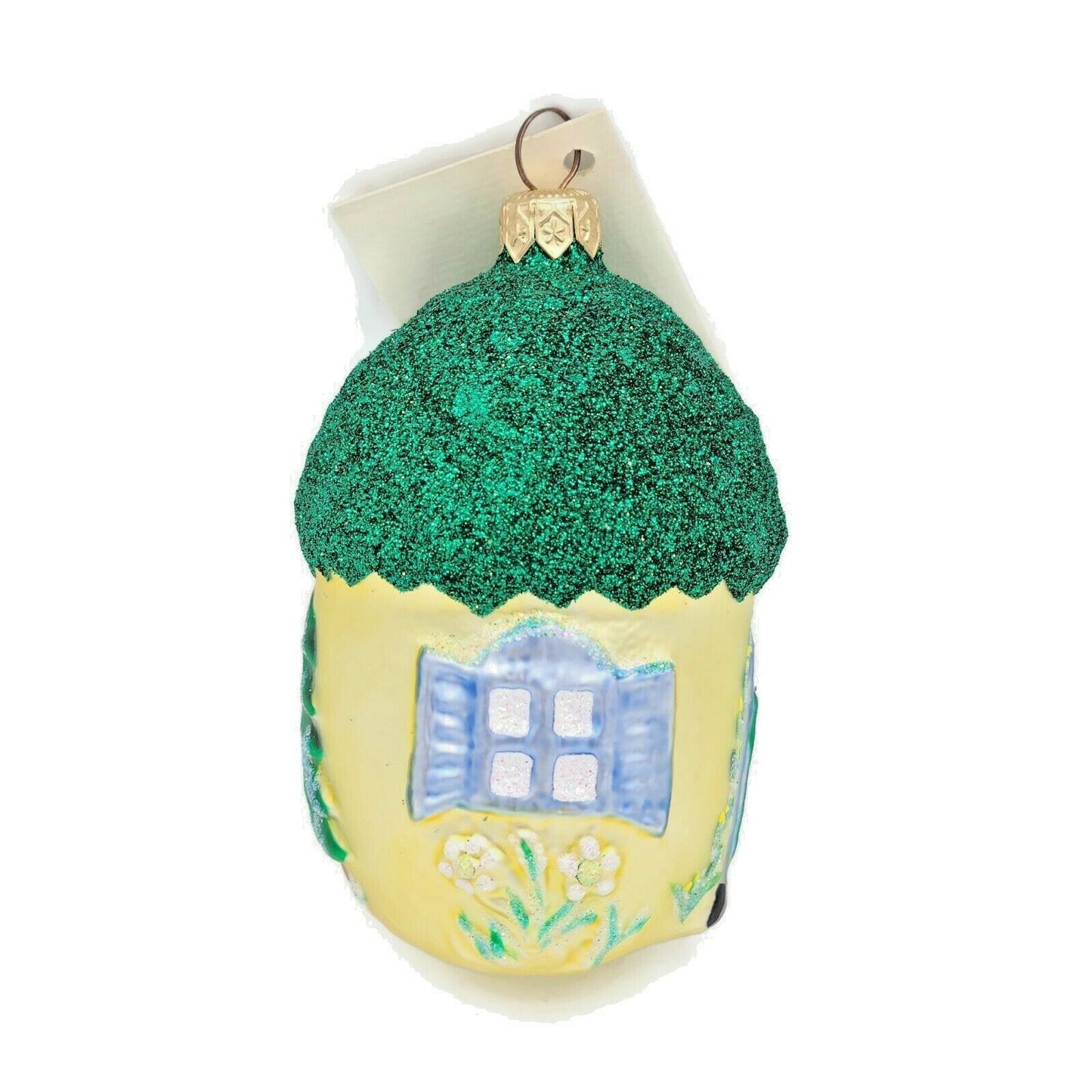 Patricia Breen Summer Acorn House Garland Glittered Christmas Tree Ornament