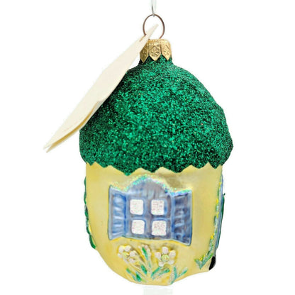 Patricia Breen Summer Acorn House Garland Glittered Spring Christmas Ornament