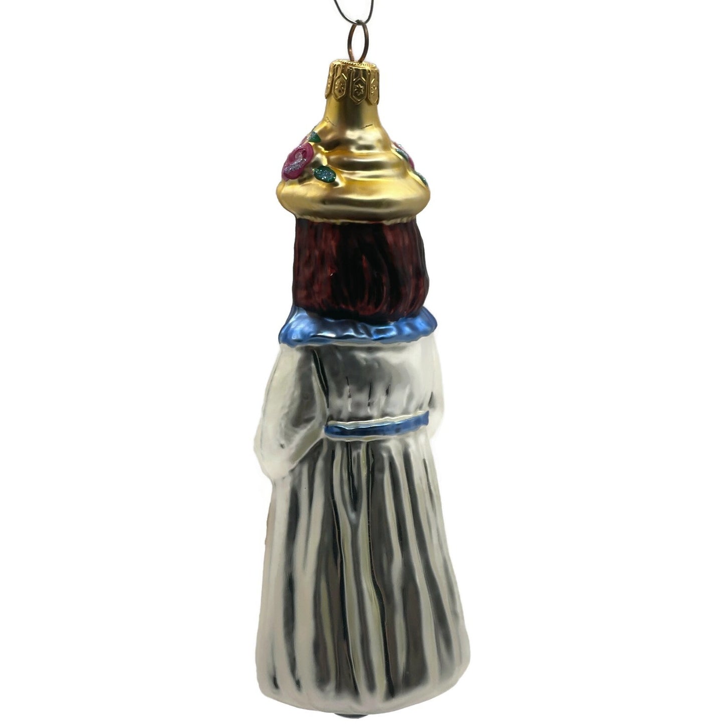 Patricia Breen Phoebe Holding Flower Basket Christmas Tree Ornament 9700AIC