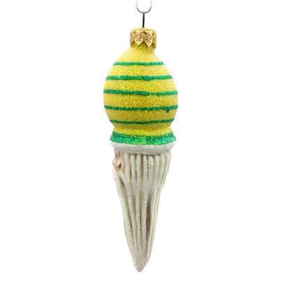 Patricia Breen Miniature Saint Petersburg Santa Striped Christmas Tree Ornament