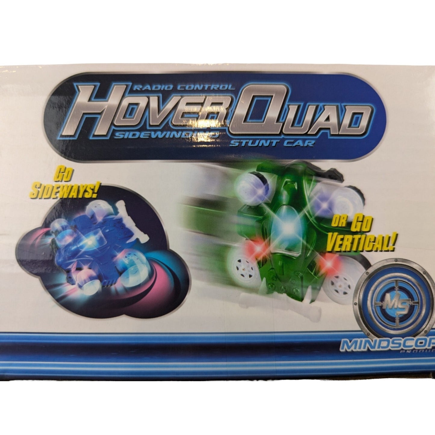 Mindscope Hover Quad Sidewinding Stunt Car Remote Control LED Lights Green NEW
