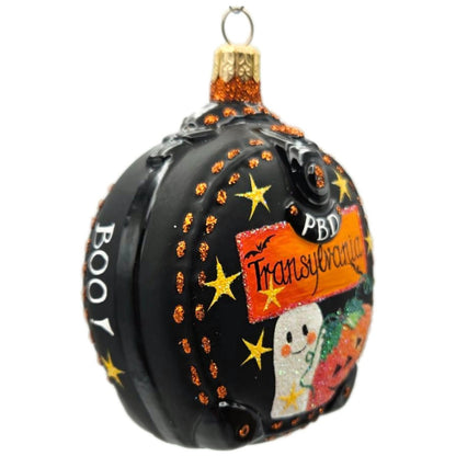 Patricia Breen Journey With Me Black Pumpkin Stars Halloween Christmas Ornament