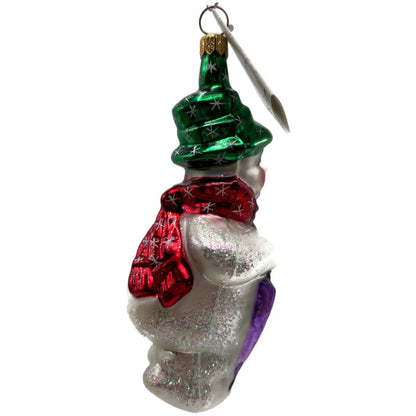 Christopher Radko Frosty Weather Snowman Winter Christmas Tree Ornament 96-SP-14