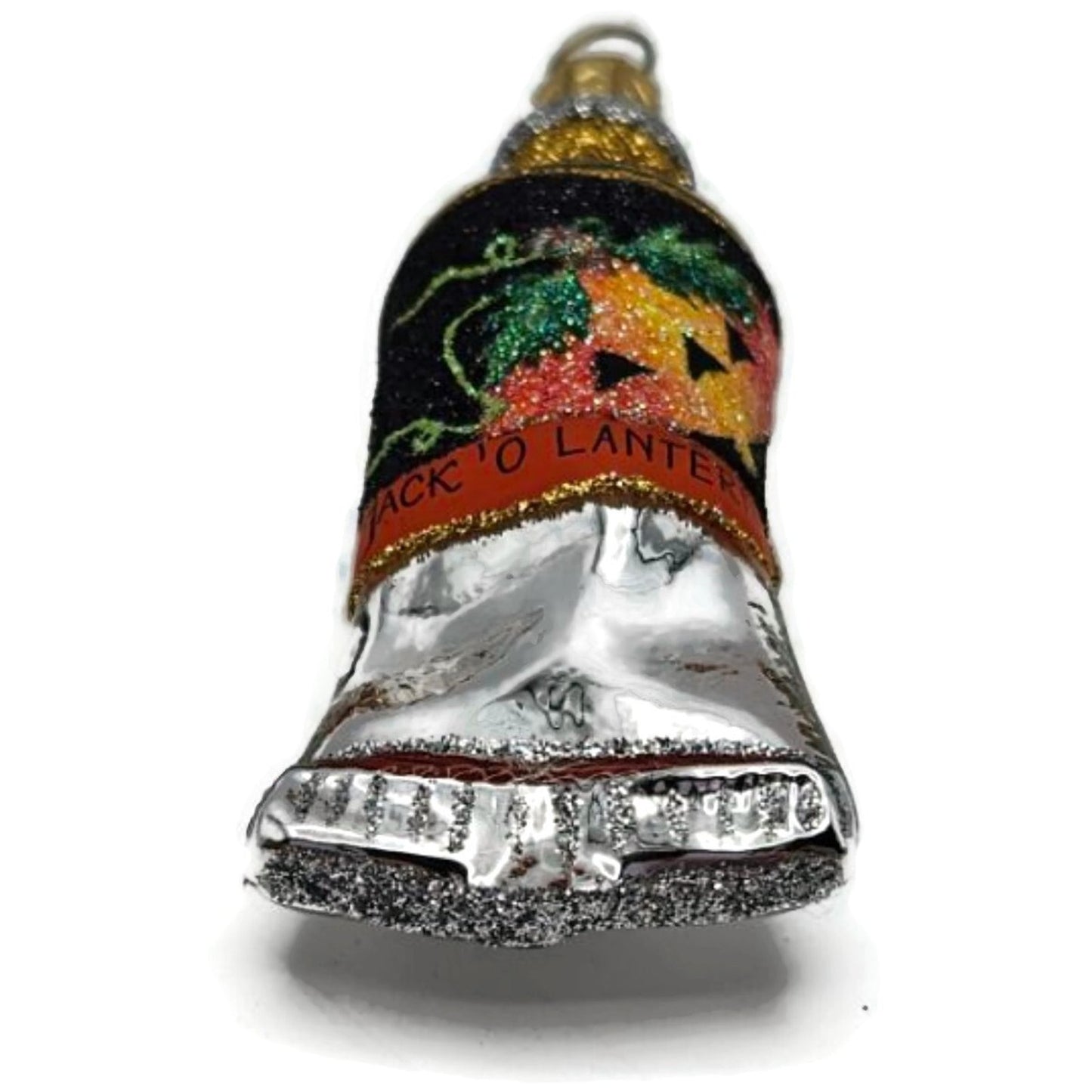 Patricia Breen Miniature Paint Tube Jack O Lantern Glass Halloween Ornament 2334