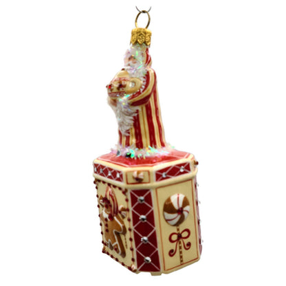 Patricia Breen Santa for Mimi Gingerbread Tea Party Christmas Tree Ornament