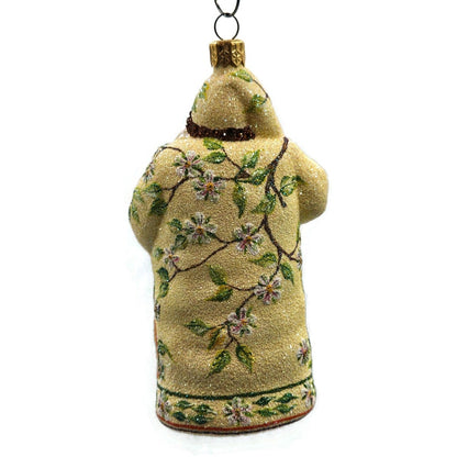 Patricia Breen Connaught Santa Peaches Spring Tea Party Christmas Tree Ornament