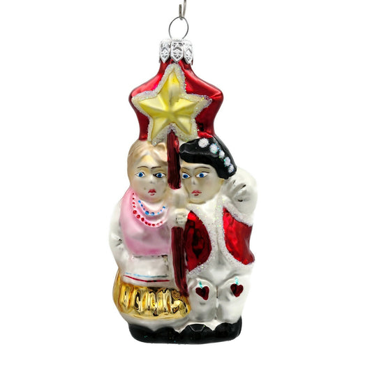 Christopher Radko Star Children Girl Boy Christmas Holiday Ornament Star 93-2080