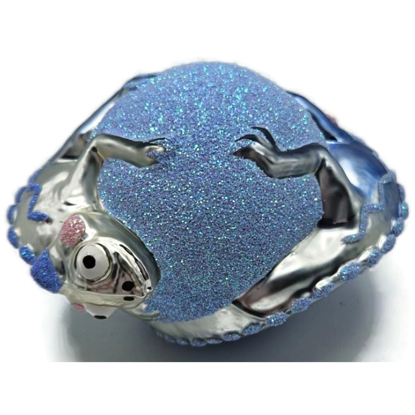Patricia Breen Once Again for James Blue Silver Chameleon Christmas Ornament